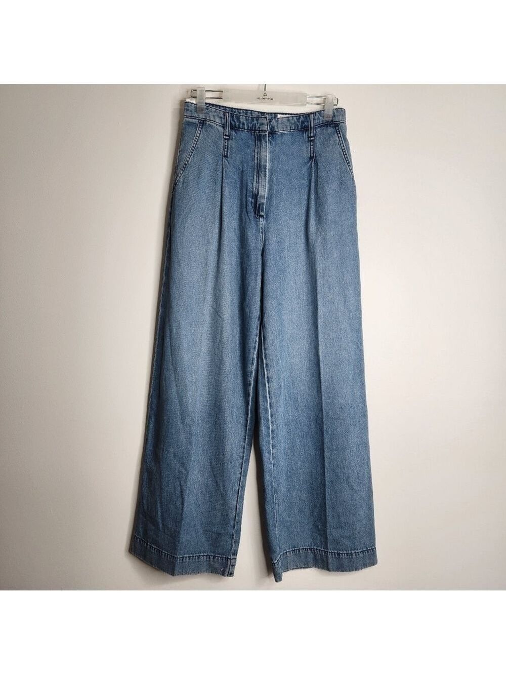 Rag & Bone The Aurora Pleated Trouser Jeans Size 27 X 31" L NWT - Picture 3 of 16